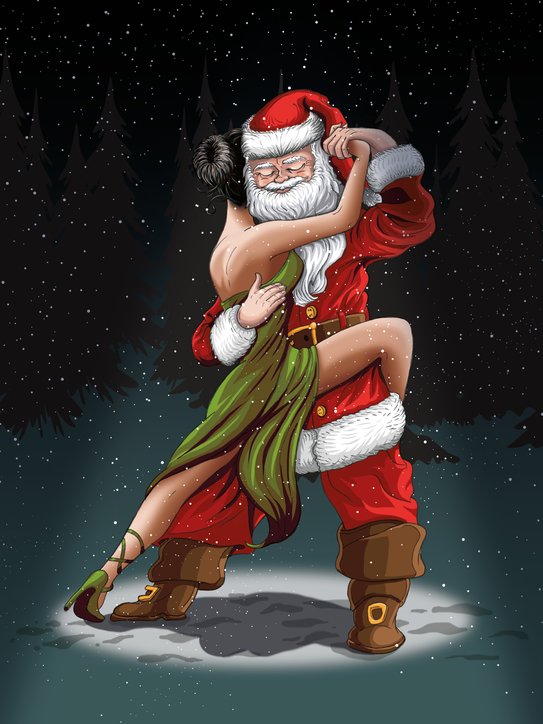 Santa Claus Weihnachtskarten Santa Claus Weihnachtskarten